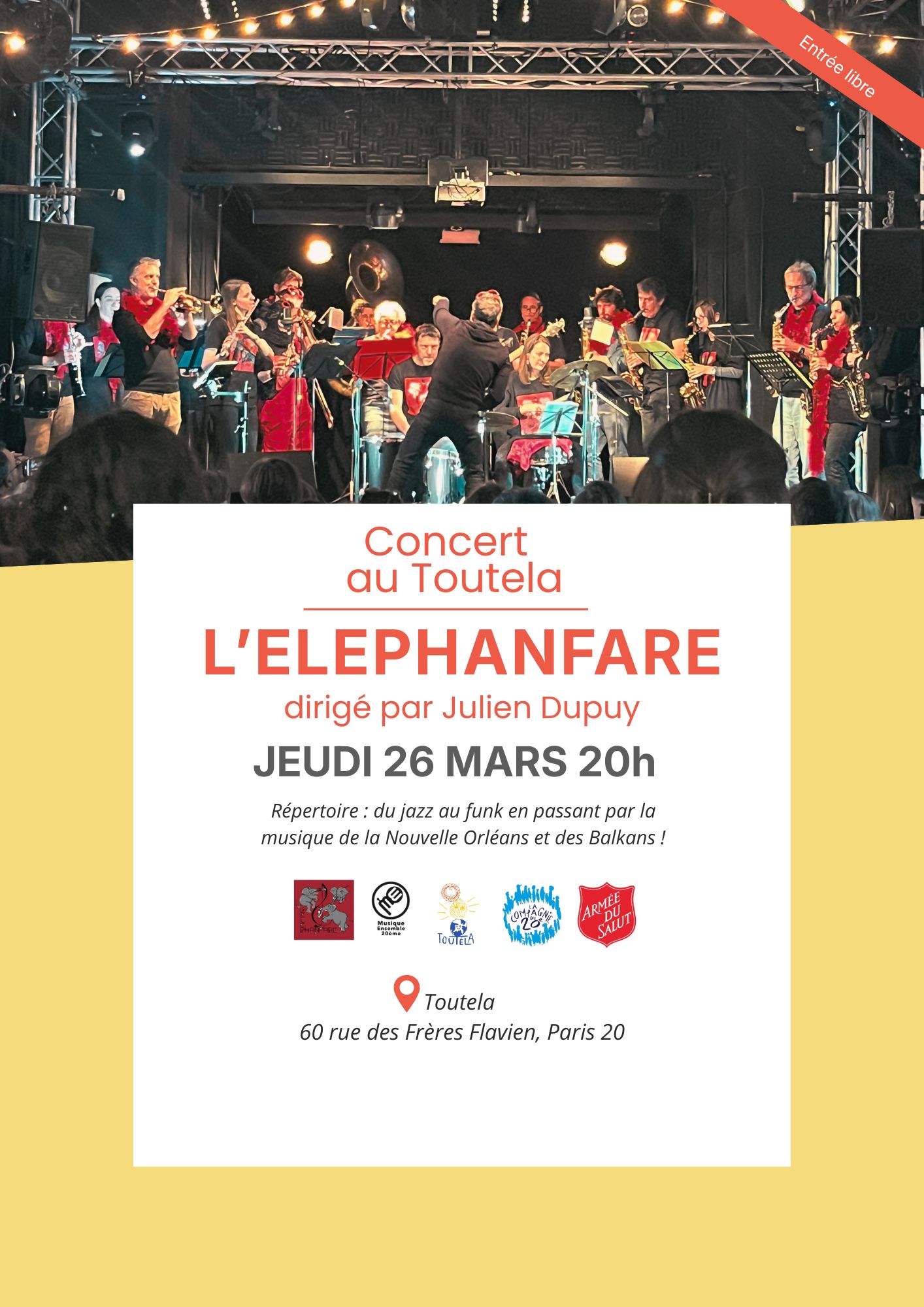 CONCERT - ÉLÉPHANFARE