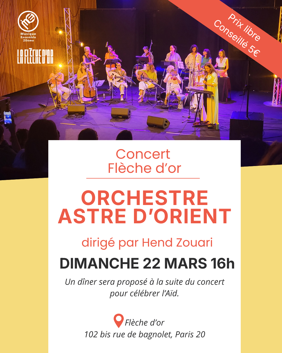 CONCERT - ORCHESTRE ASTRE D'ORIENT