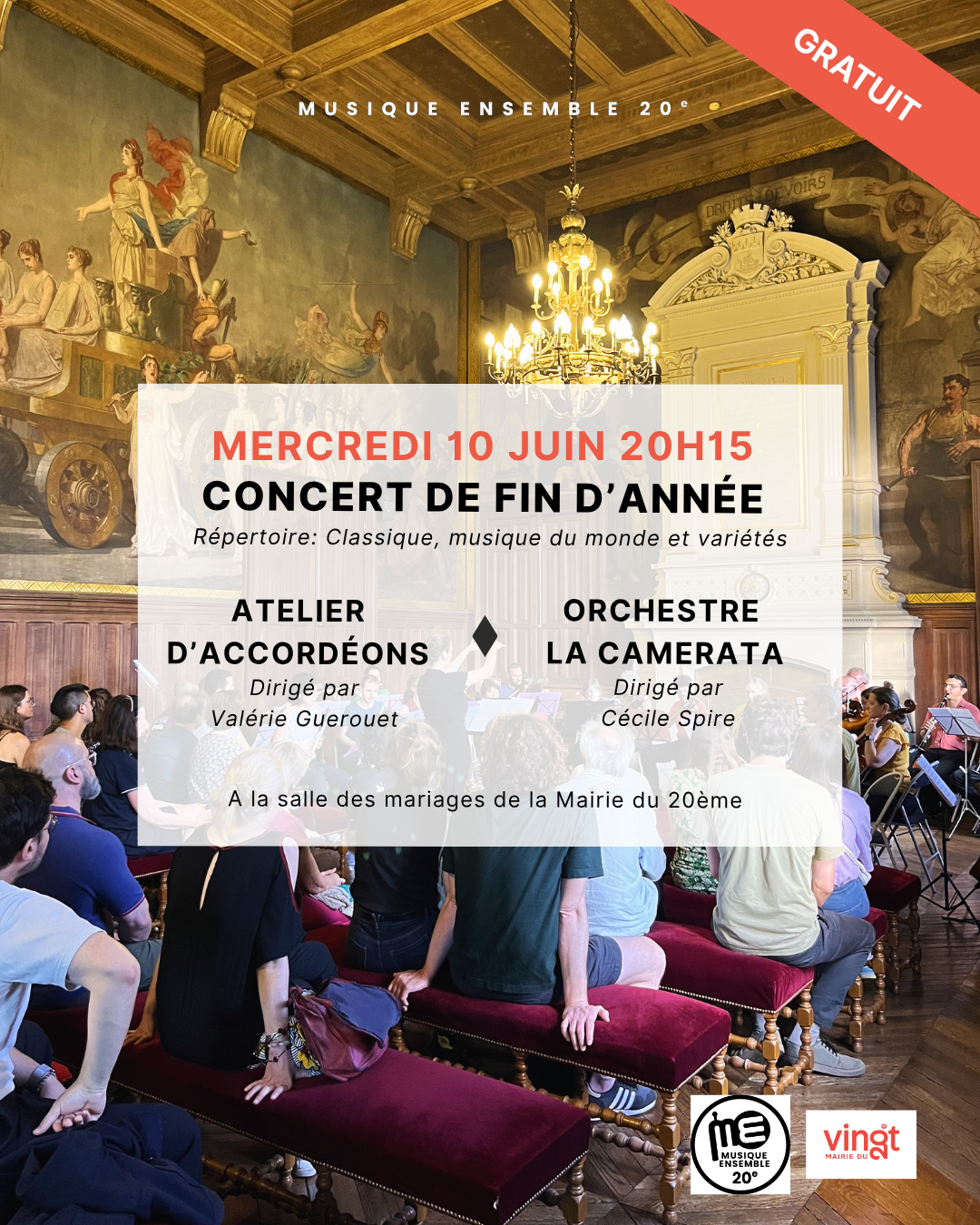 CONCERT - LA CAMERATA X ENSEMBLE D'ACCORDÉONS