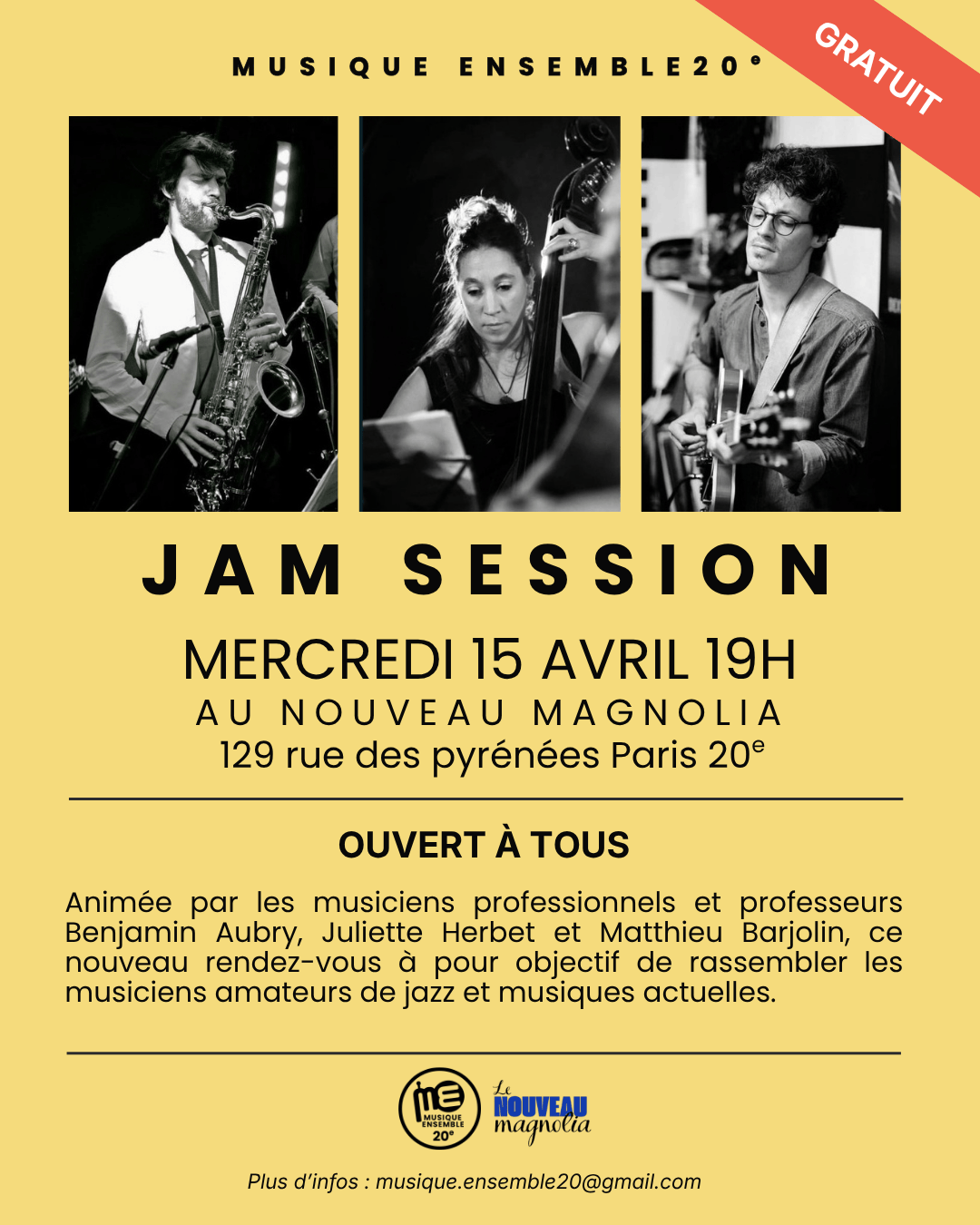 LES JAMS DE MUSIQUE ENSEMBLE