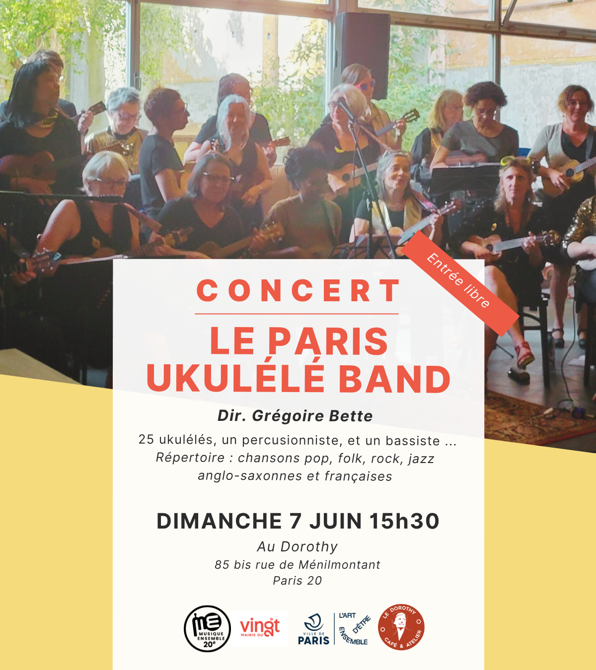 CONCERT - PARIS UKULÉLÉ BAND